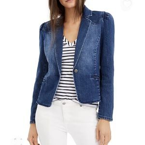 INC International Concepts Dark Jean Jacket - size medium